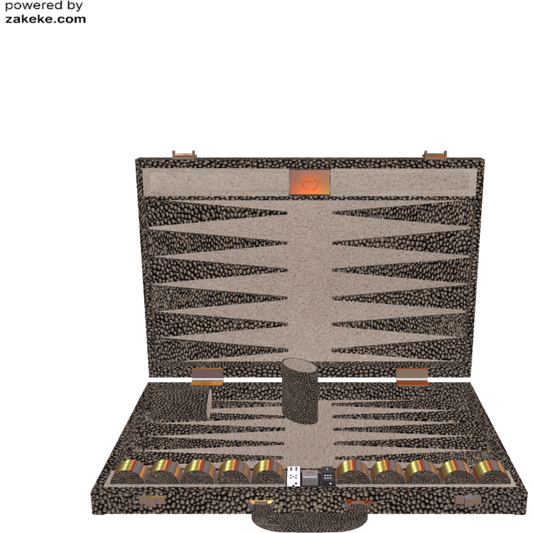 Custom exotic skin backgammon 