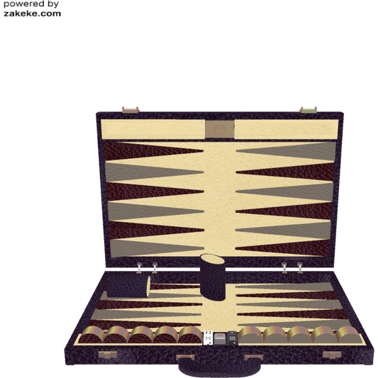 Custom Natural Backgammon 