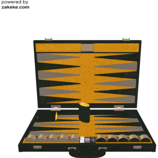Backgammon natural personalizado