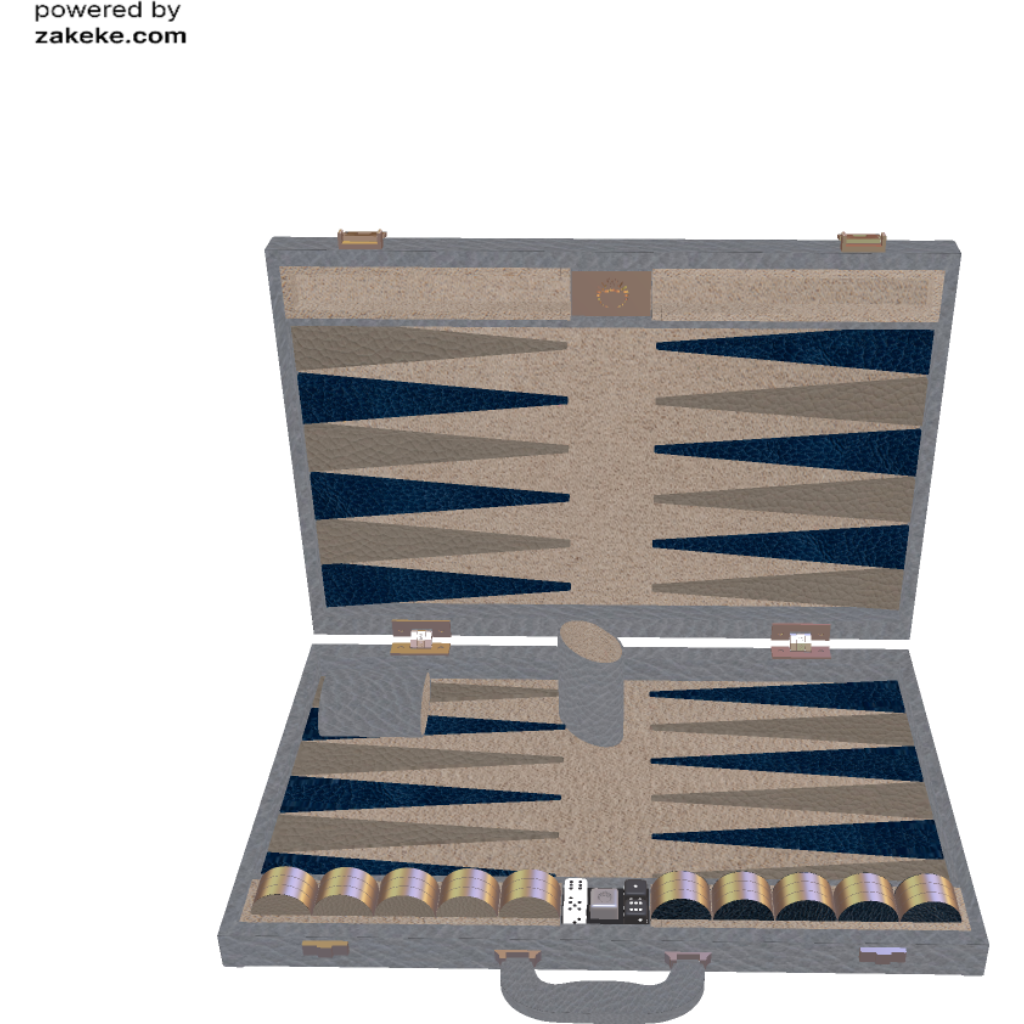 Custom Natural Backgammon 